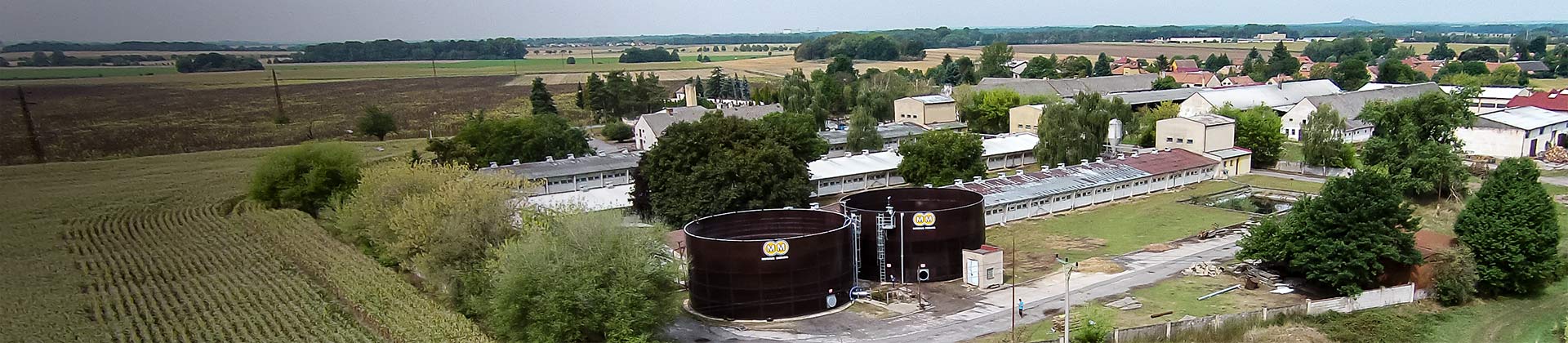 Smaltované nádrže na kejdu Kostěnice Hostovice