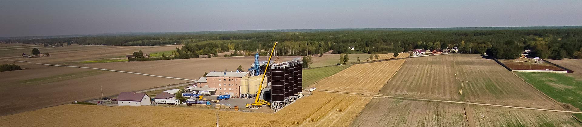 Smaltovaná sila na obilí mlýn Kraszewice